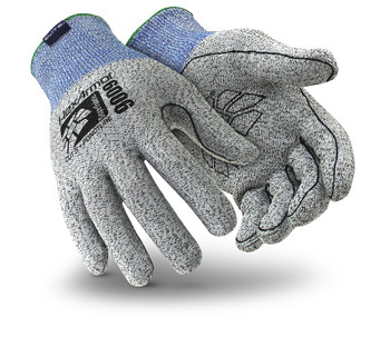 Picture of HexArmor 9000 Series 9000 Gray/Blue/Black 10 Polyethylene/Glass Fiber Blend Seamless Coated Cut-Resistant Gloves (Main product image)