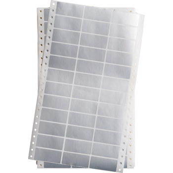 Picture of Brady Datab Silver Write-On Polyester Dot Matrix DAT-77-969-5 Dot Matrix Printer Label (Main product image)