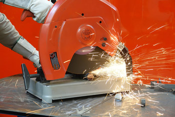 Weiler Tiger AO Cutting Wheel 57090 - Type 27 - Depressed Center Wheel - 12 in - A/O Aluminum Oxide AO - 36 - T