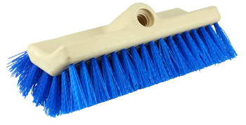 Weiler 446 Bi-Level Scrub Brush - Polypropylene - 10 in - Blue - 44692