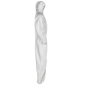 Kimberly-Clark Kleenguard Chemical-Resistant Coveralls A30 46117 - Size 4XL - White