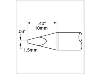 Metcal Smartheat SSC-738A Soldering Cartridge, Chisel | RSHughes.com