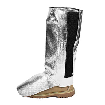 Picture of National Safety Apparel CARBON ARMOUR Silver XL - Long 34% Preox, 33% Fiberglass, 33% Aramid Aluminized Leggings (Main product image)