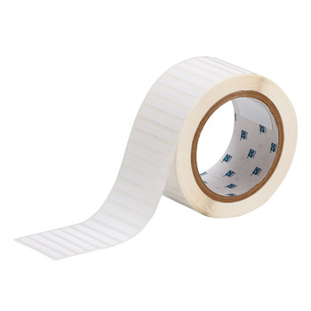 Picture of Brady White Polyester Thermal Transfer THT-15-488-2.5 Die-Cut Thermal Transfer Printer Label Roll (Main product image)