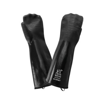 Global Glove FrogWear Black Universal Mittens - Triple Neoprene Full Coverage Coating - Rough Finish - 18 in Length - 810033-29114