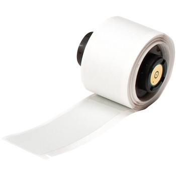 Picture of Brady Silver Polyester Thermal Transfer PTL-22-428 Die-Cut Thermal Transfer Printer Label Roll (Main product image)