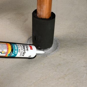 3M 3000 WT Firestop Sealant Gray Paste 10.1 fl oz Cartridge - 16593