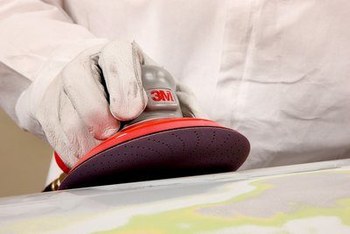 3M 28513 Self-Generated Vacuum Pneumatic Random Orbit Sander - 3 in DIA - 12,000 RPM -.28 hp