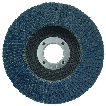 Weiler Wolverine Type 27 Flap Disc 31389 - Zirconium - 4-1/2 in - 80 - Medium