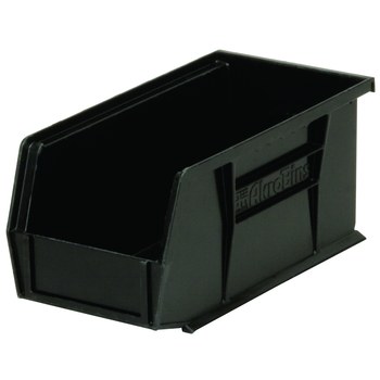 Picture of Akro-Mils 30230 Akrobin 30 lb Black Industrial Grade Polymer Hanging / Stacking Storage Bin (Main product image)