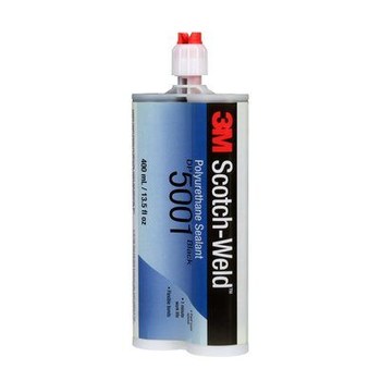 3M Scotch-Weld DP5001 Two-Part Black Polyurethane Sealant - Liquid 400 ml Dual Cartridge - 98296