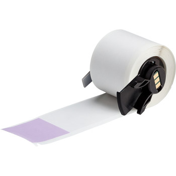 Picture of Brady Clear / Pink Self-Extinguishing, Self-Laminating Vinyl Thermal Transfer PTL-34-427-PL Die-Cut Thermal Transfer Printer Label Roll (Main product image)