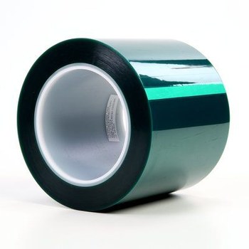 3M 8992 Green Polyester Masking Tape - 4 in Width x 72 yd Length