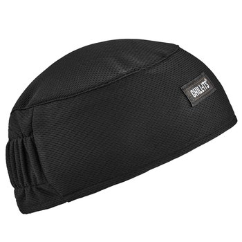 Ergodyne Chill-Its 6630 Black Hi Cool/Terry Cloth Skull Cap - 720476-12516