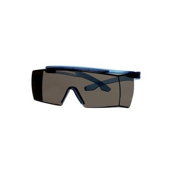 3M SecureFit 3700 OTG Series Safety Glasses F3702AS-BLU - AS Gray Lens, Blue Temples