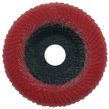 Weiler Tiger Angled Flap Disc 51312 - Ceramic - 4-1/2 in - 40 - Coarse
