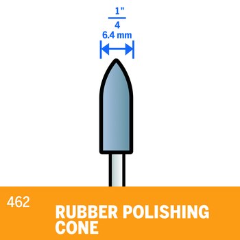 Dremel Polishing Point 00462, Rubber