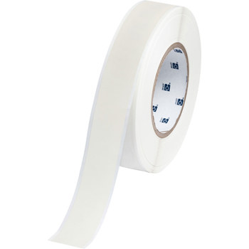 Brady 150610 Printer Label Roll - 1 in x 100 ft - Vinyl Cloth - White - B-498 - 61311
