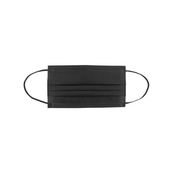 Global Glove Black Universal Flat Fold Face Mask - box - GLOBAL GLOVE NW-M2 MASK
