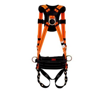 Picture of 3M Ameba 1412FEQ Orange Small/Medium Vest-Style Back Padding Body Harness (Main product image)