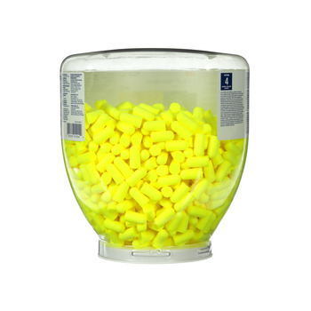 3M E-A-Rsoft Yellow Neons One Touch Ear Plug Dispenser Refill 91004 - Size Regular