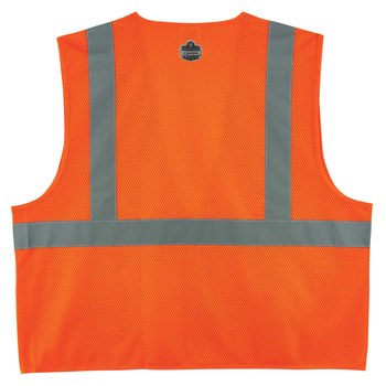 Ergodyne Glowear High-Visibility Vest 8220Z 21115 - Size Large/XL - High-Visibility Orange