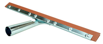 Weiler 455 Window Squeegee - Metal Handle - 16 in Overall Length - 14 in Rubber Blade - For Use With: 44020 - 45538
