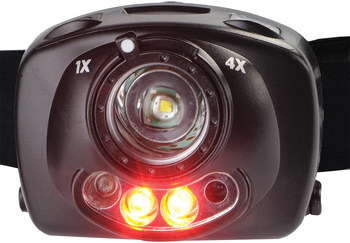 Pelican 2720 Headlamp - 3 LED - Red, White - 10598
