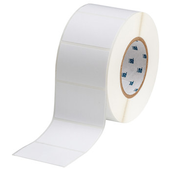 Picture of Brady Silver Nylon Thermal Transfer THT-19-499-1 Die-Cut Thermal Transfer Printer Label Roll (Main product image)