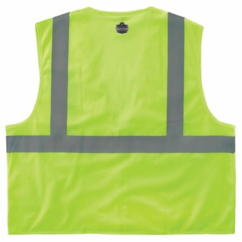 Ergodyne Glowear High-Visibility Vest 8210Z 21055 - Size Large/XL - High-Visibility Lime