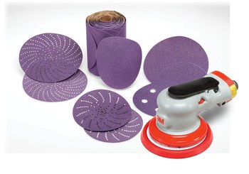 3M Hookit 255L Hook & Loop Disc 00965 - Aluminum Oxide - 5 in - P120 - Fine
