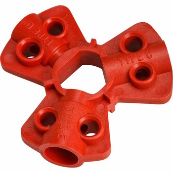 Picture of Brady Red Fiberglass Reinforced Nylon Pneumatic Lockout Device (Main product image)