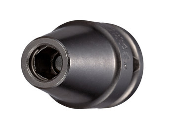 Vega Tools 5/16 in C-Ring Bit Holder 3HC516SK - 1/2 in-Square Shank - 4140 Steel - 1 3/4 in Length - Gunmetal Grey Finish - 00507