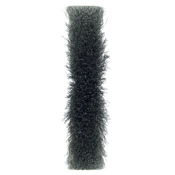 Weiler 06040 Wheel Brush - 6 in Dia - Crimped Steel Bristle