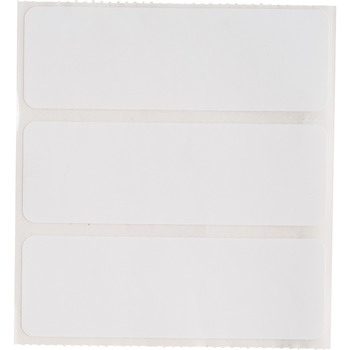 Brady i61-18-402-5.2 Die-Cut Printer Label Roll - 3 in x 1 in - Paper - White - B-402 - 64597
