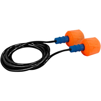 Picture of PIP PowerSoft EZ-Twist Orange Standard Polyurethane Foam Disposable Corded Barrel Ear Plugs (Main product image)