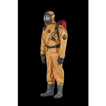 Ansell AlphaTec Chemical Protective Suit 66FLASH AFOT21442000000005 - Size XL - Orange - ANSELL 836132