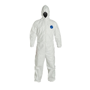 DuPont Coveralls TY127S TY127SWH2X0006G1 - Size 2XL - White