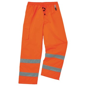 Ergodyne Glowear High-Visibility Pants 8925 24444 - Size Large - High-Visibility Orange