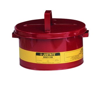 Picture of Justrite Red Steel Self-Closing 2 gal Safety Can (Main product image)