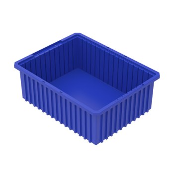 Picture of Akro-Mils 33228 Akro-Grid 1.3 ft, 9.7 gal 50 lb Blue Industrial Grade Polymer Dividable Grid Container (Main product image)