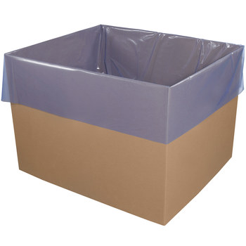 Blue VCI Gusseted Poly Bag - 54 in x 44 in x 96 in - 4 mil Thick - 13134