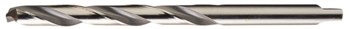 Cleveland C49029 High Speed Steel Heavy-Duty Taper Length Drill Bit with Carbide-Tipped, Uncoated (Bright) Finish, Round with Tang Shank, Spiral Flute, 118 Degrees Radial Point, 5/32" Size (Pack of 1)