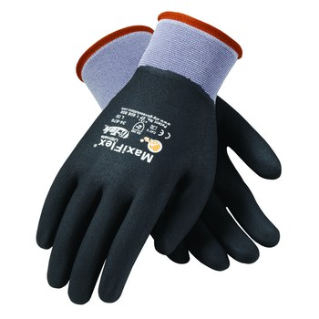 Picture of PIP MaxiFlex Ultimate 34-876 Black/Gray Large Lycra/Nylon Work Gloves (Main product image)