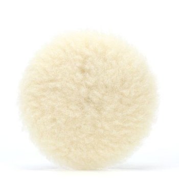 3M Finesse-It 85083 Wool Polishing Pad - 5 1/4 in (Prewashed) Dia
