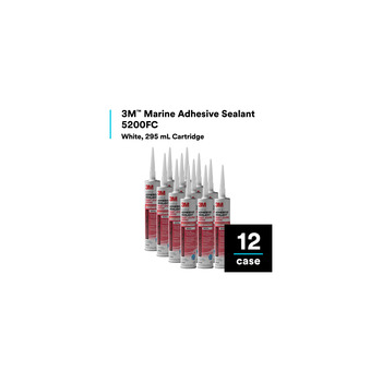 3M Marine 5200 Adhesive/Sealant Fast Cure White Paste 0.1 gal Cartridge - 06520