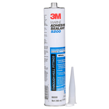 3M 5200 Marine Adhesive/Sealant White Paste 295 ml Cartridge - 09499
