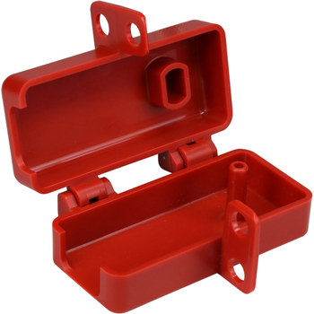 Brady BatteryBlock Red ABS Plastic Cable Lockout Device LOTO-100 - 754473-63040