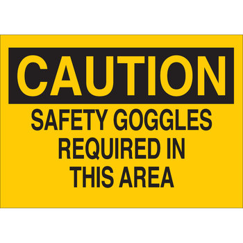 Picture of Brady B-120 Fiberglass Reinforced Polyester Rectangle Yellow English PPE Sign part number 75976 (Main product image)