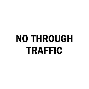 Picture of Brady B-555 Aluminum Rectangle White English Stop Signs, Traffic Control Signs & Banners Sign part number 43435 (Main product image)